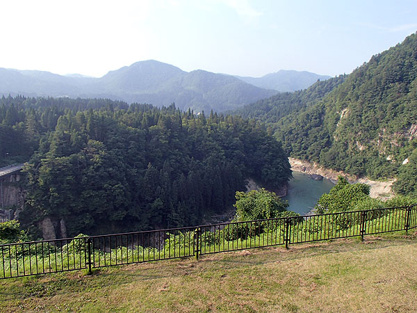 道の駅「尾瀬街道みしま宿」からの景色